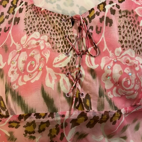 WOMEN’S 100% SILK TOP - SIZE 2X - LINED - Picture 2 of 4